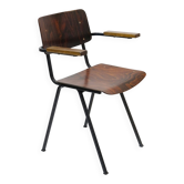 Chair with armrest by Eromes, Netherlands, 1960s.