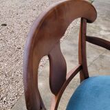 Pair of directorial style armchairs with sticks