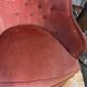 Fauteuil crapaud velours rose