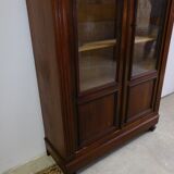 Library 2 walnut doors of the nineteenth century