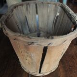 Storage box wooden slats crate Morocco Ougar 20 L