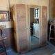Renovated Art Deco oak wardrobe