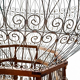 Large vintage Tunisian handmade birdcage