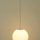 Opal Glass Pendant Lamp, 1950s