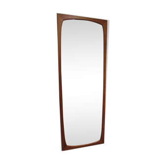 Danish teak mirror, 115 cm X 42 cm