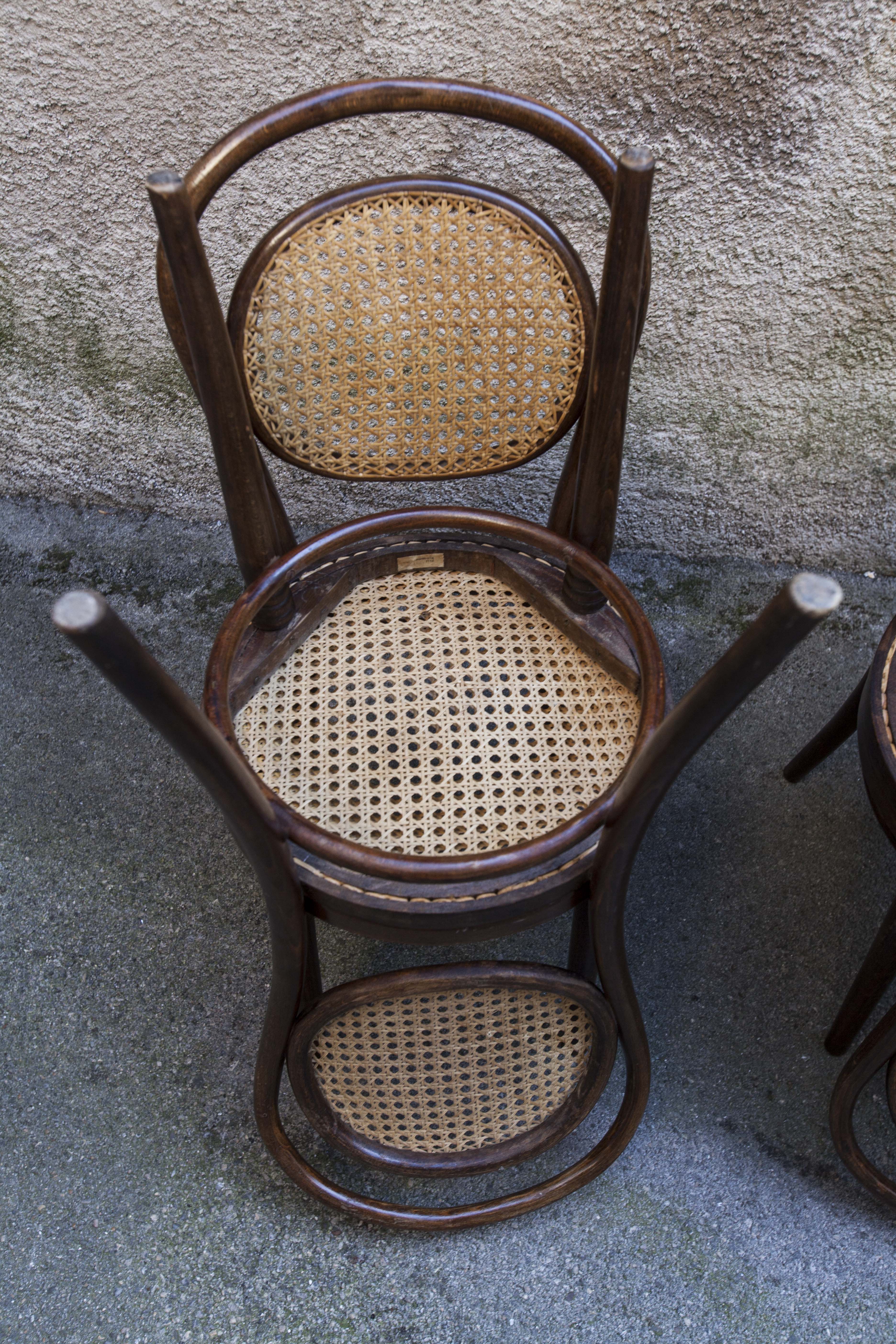 4 chairs Thonet n ° 11 MPA Radomsko