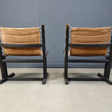Pair of safari chairs by Casala, 1970s
