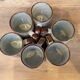 Set of 6 stoneware coffee cups
