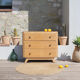 Commode vintage pieds compas