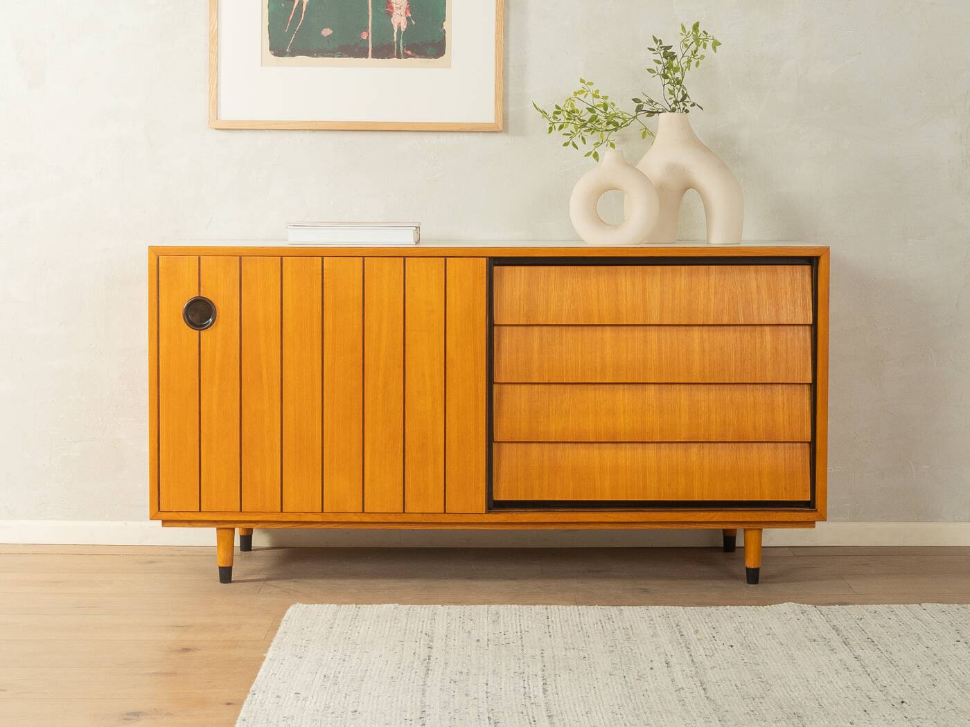 1950s sideboard, Oldenburger Möbelwerkstätten, vintage