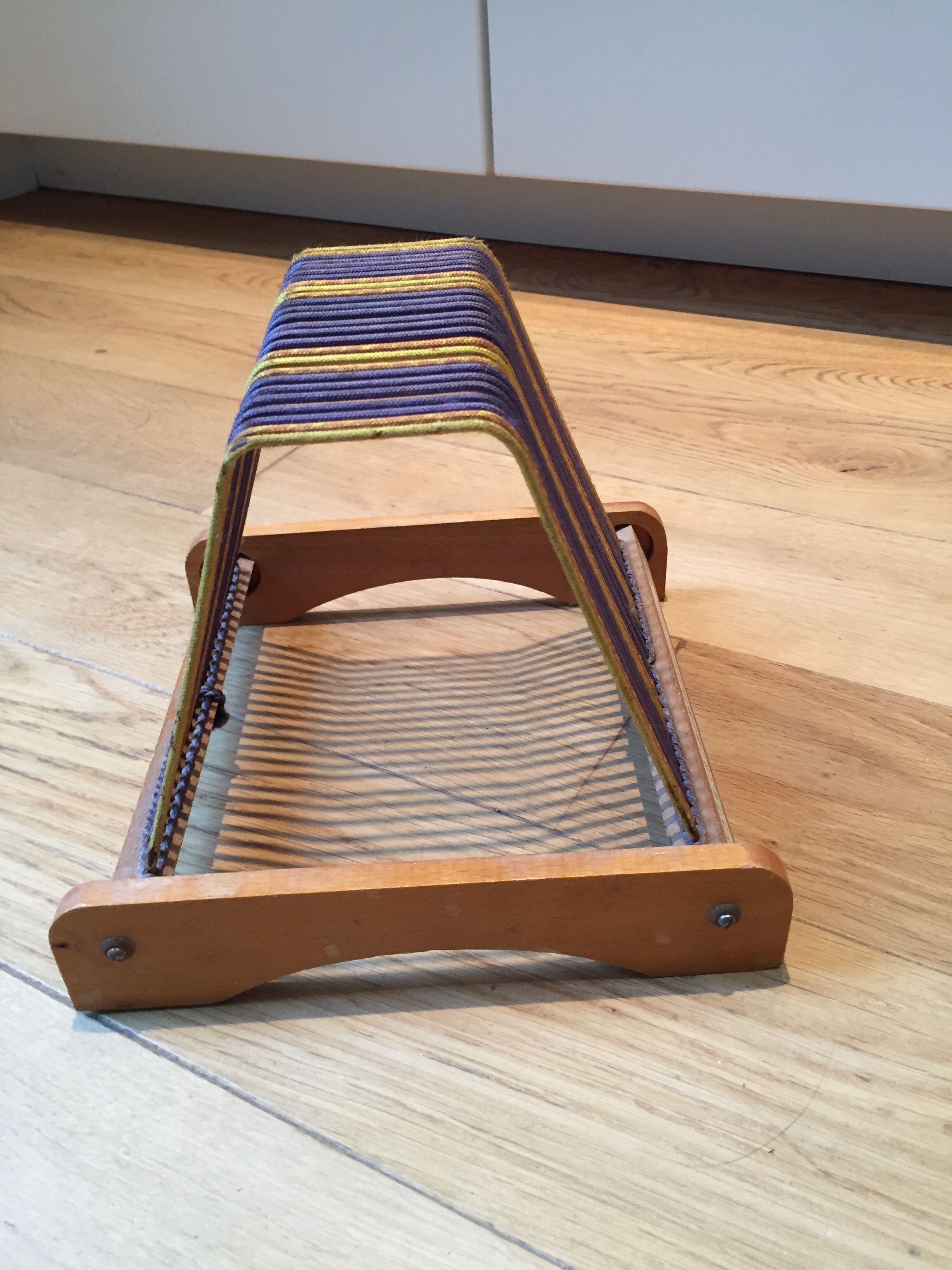 Door wood 60 - 70s vintage vinyl