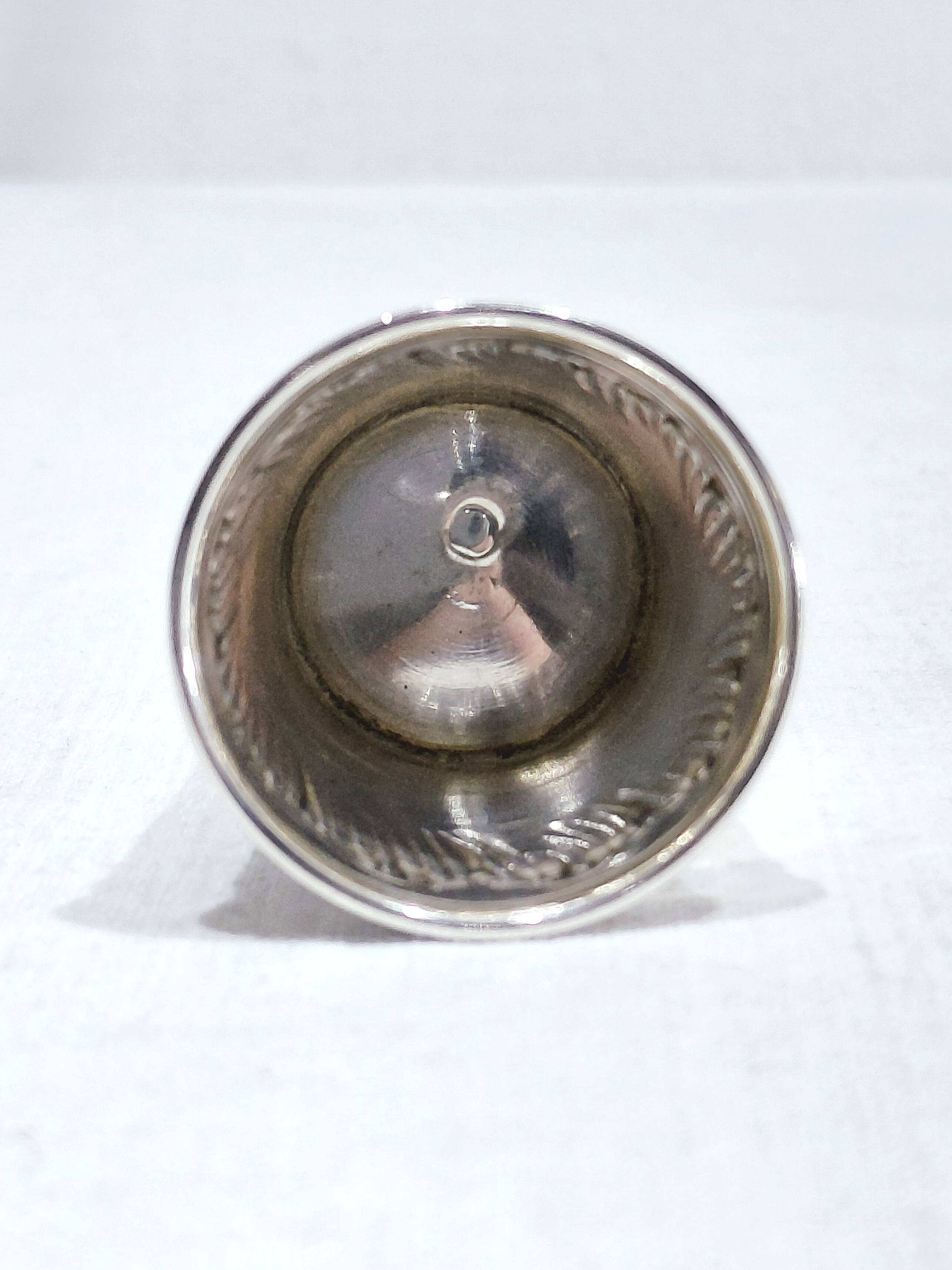 12 silver liqueur glasses