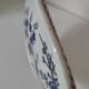 Desvres faience plate – Decoration on both sides – Circa 1890-1910