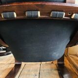 "Kroken" armchair in leather by Ake Fribytter for Nelo Möbel Sweden 1970