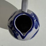 Blue mini carafe West Germany H14.5