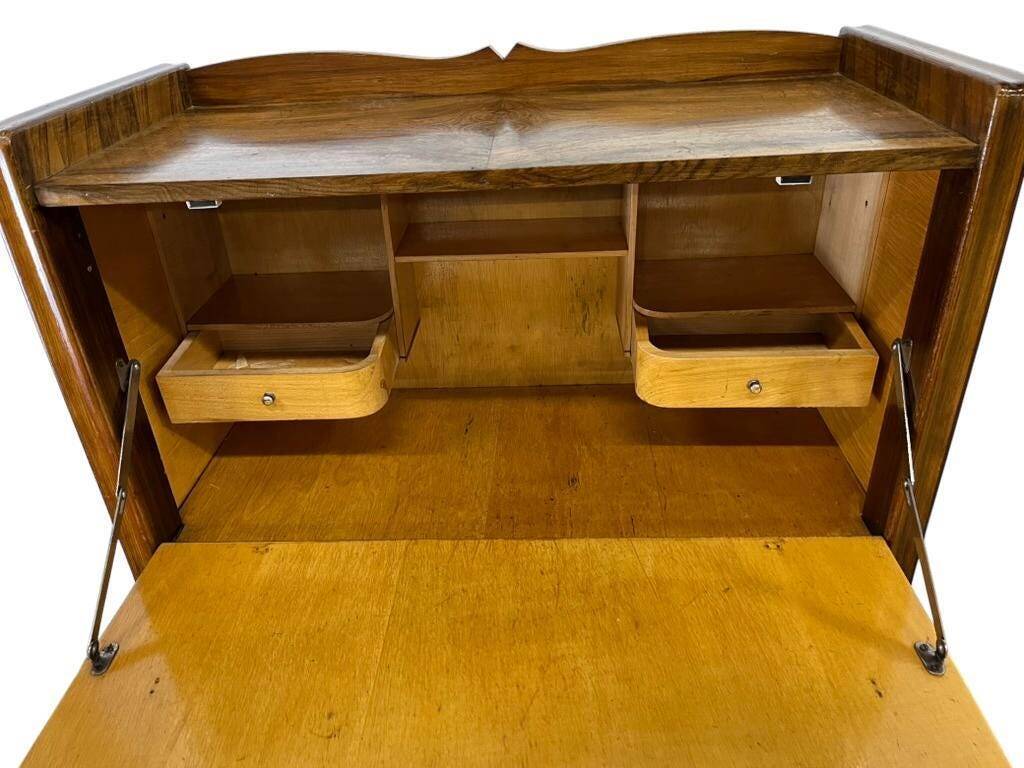 vintage Art Deco wooden armoire / bar