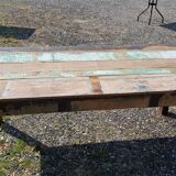 Teak table with 6 chairs