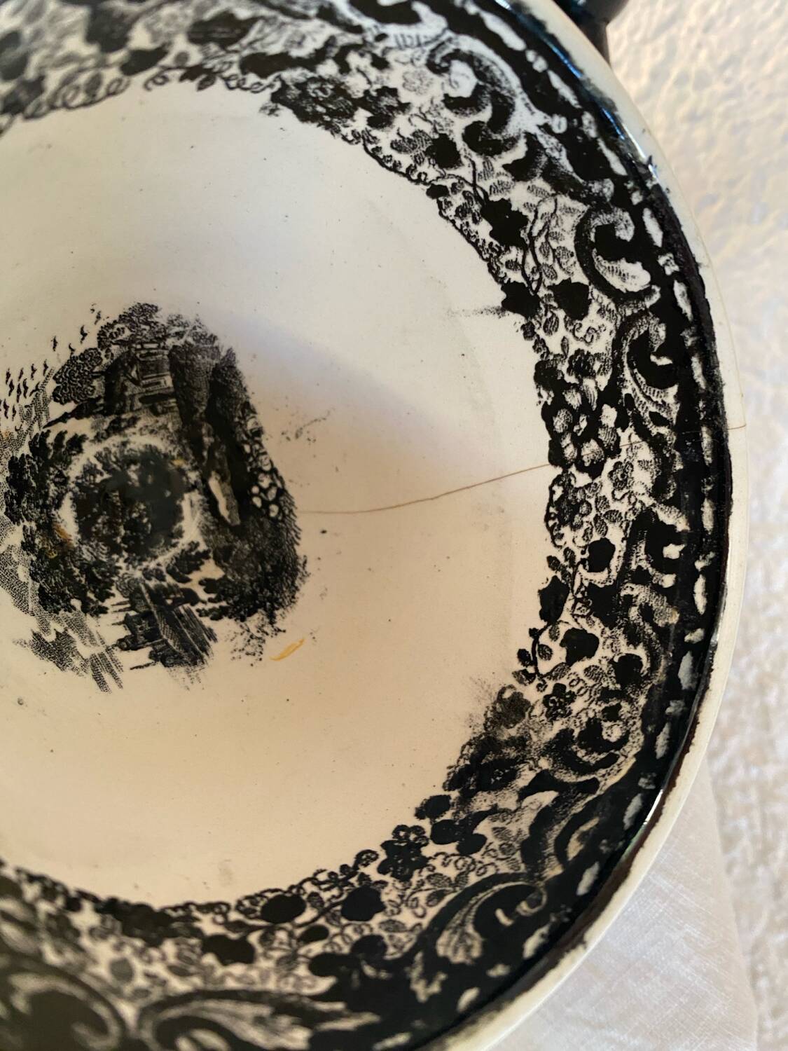 English earthenware cup 19th century