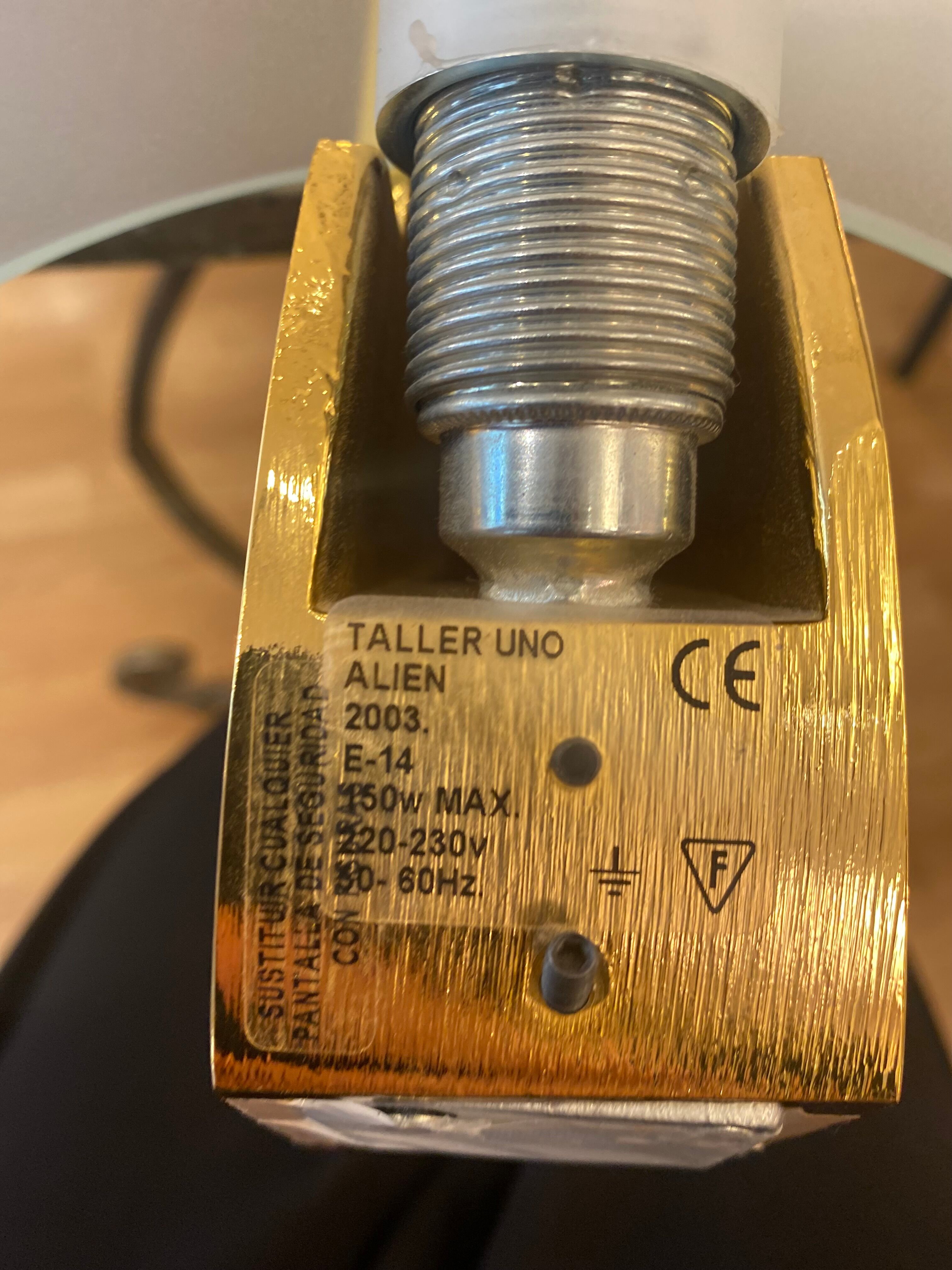 Pair of Alien wall lamps - Metalarte - 2000s