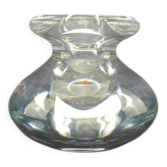 Vase soliflore ou bougeoir en cristal vintage