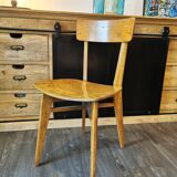Series of 10 mismatched bistro chairs