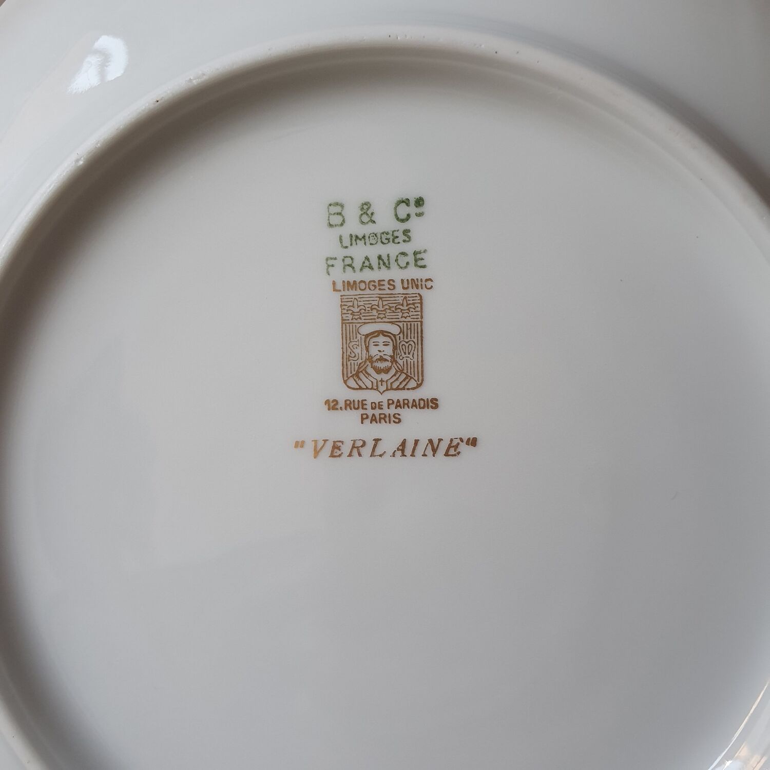 Limoges porcelain service - Bernardaud Verlaine