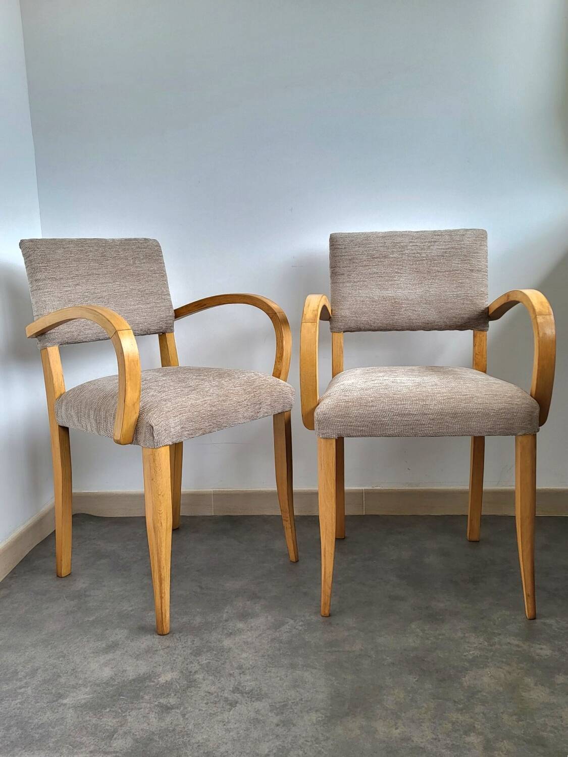 Pair of 1950s bridge chairs