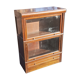 Meuble de métier à clapet basculant vitré