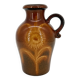 Vase Scheurich 490-25 – grès émaillé ambre