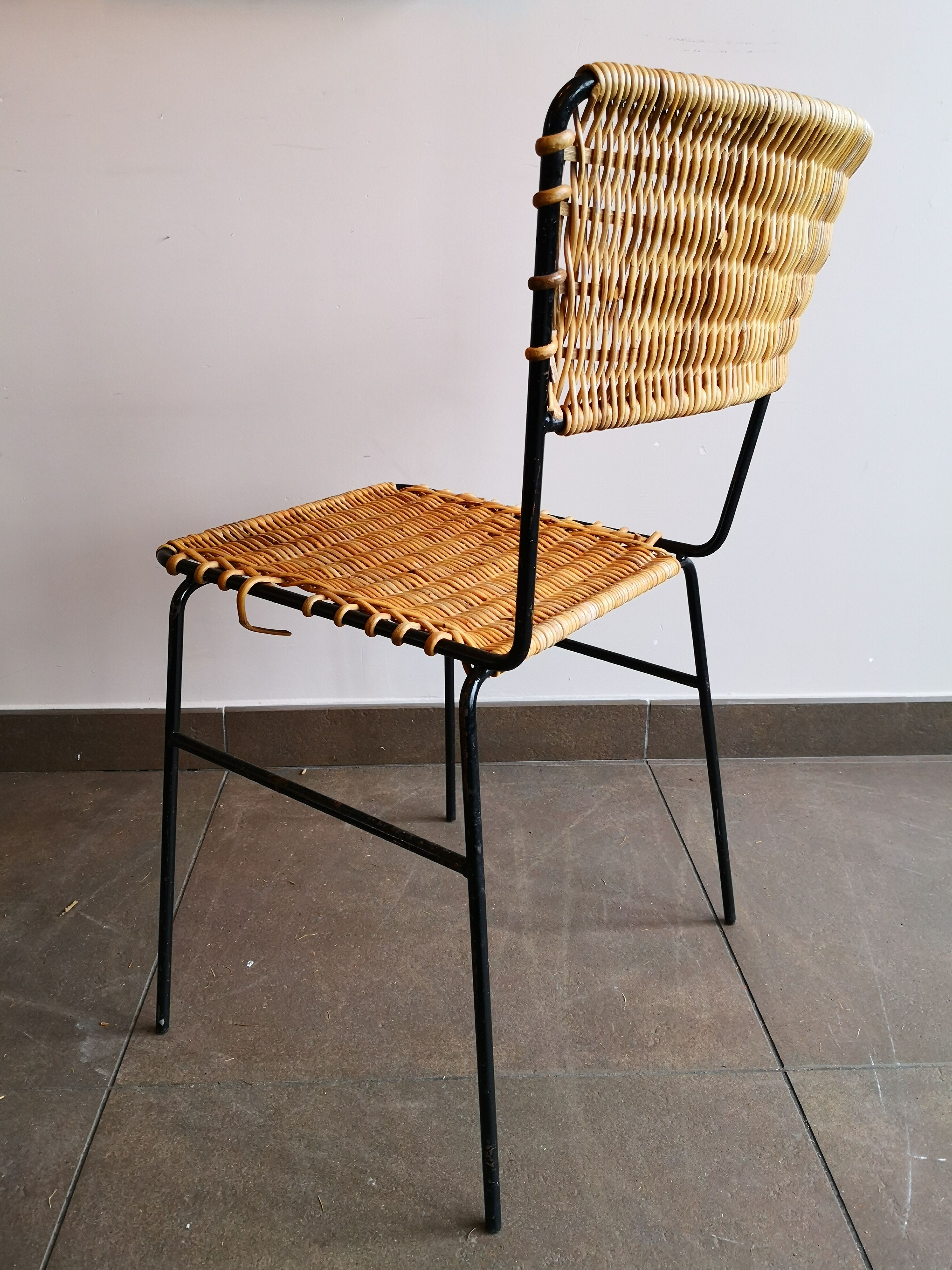 Rattan chair, Germany, 70s