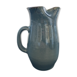 Pitcher gray blue flamed