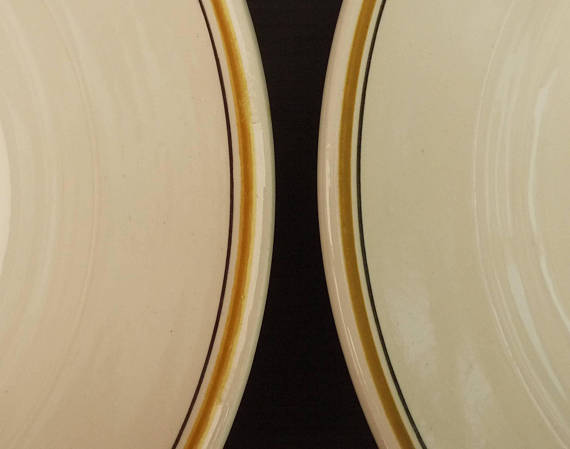 8 old soup dishes earthenware digoin sarreguemines 1930 s