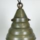 Green Industrial Aluminium Hanging Lamp, 1970s