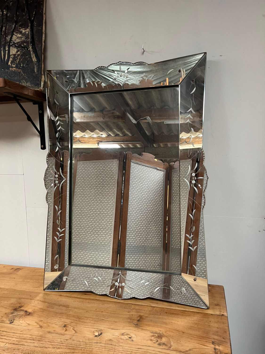Antique Venetian Mirror