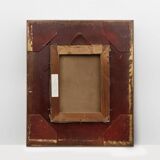 Realistic oil painting with baroque frame by Jan Berkhout (1937), The Netherlands