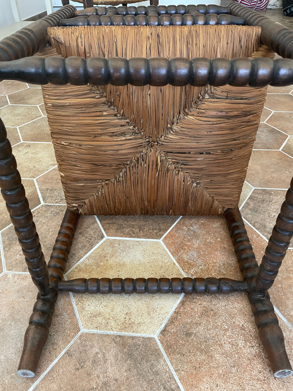 Two small corner chairs