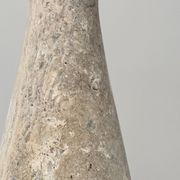 Table d'appoint en silver travertin