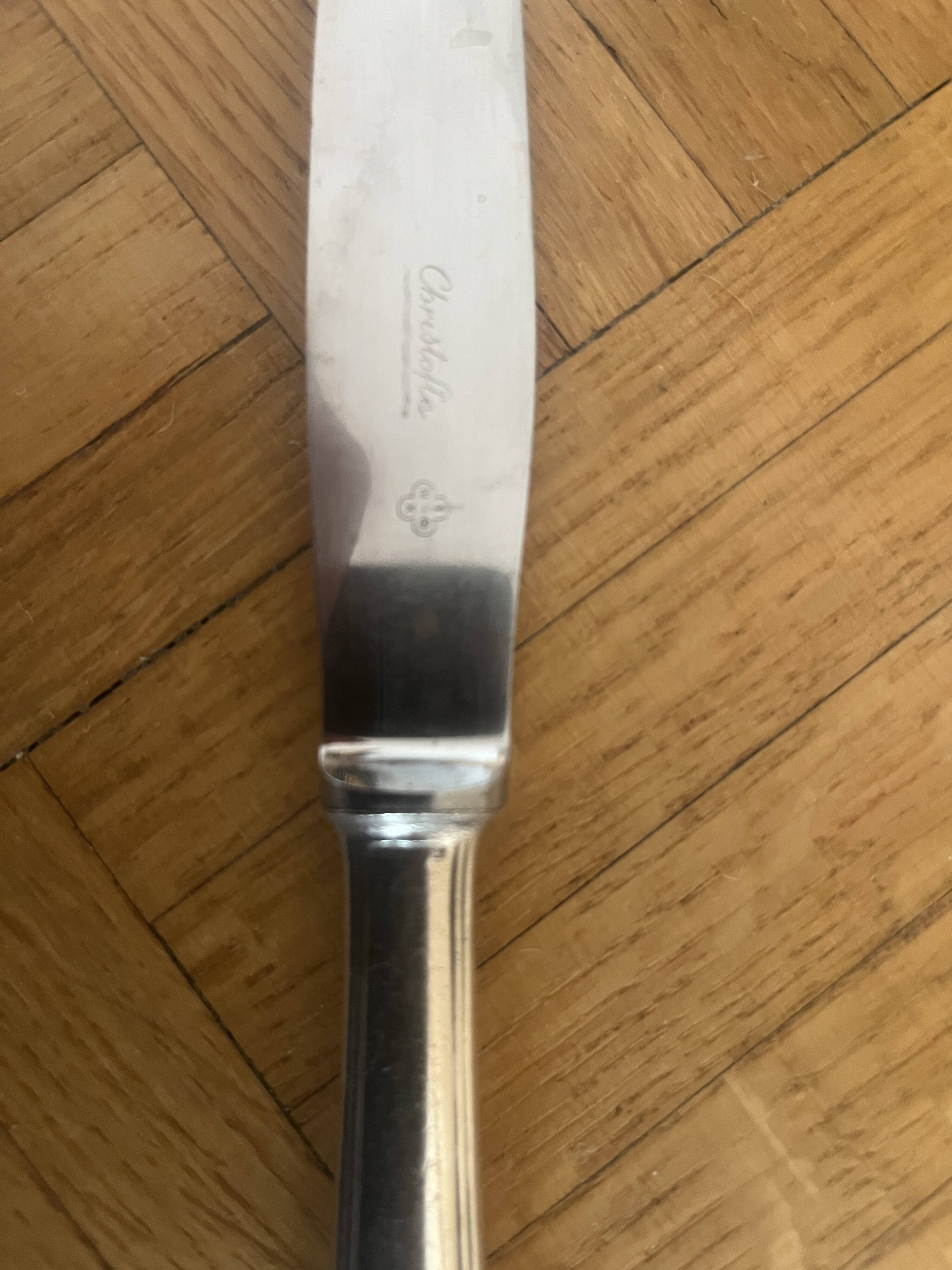 Christofle America model table knives