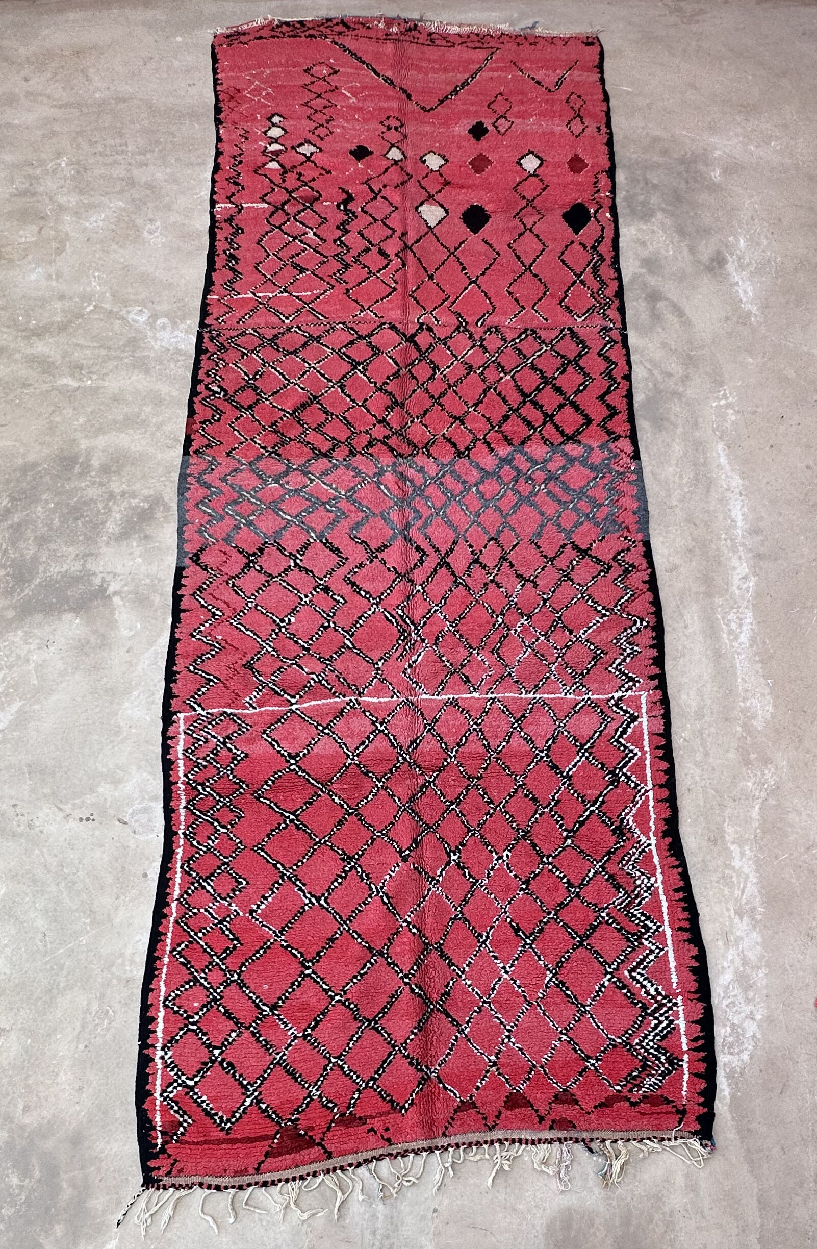 Moroccan carpet 155x417cm