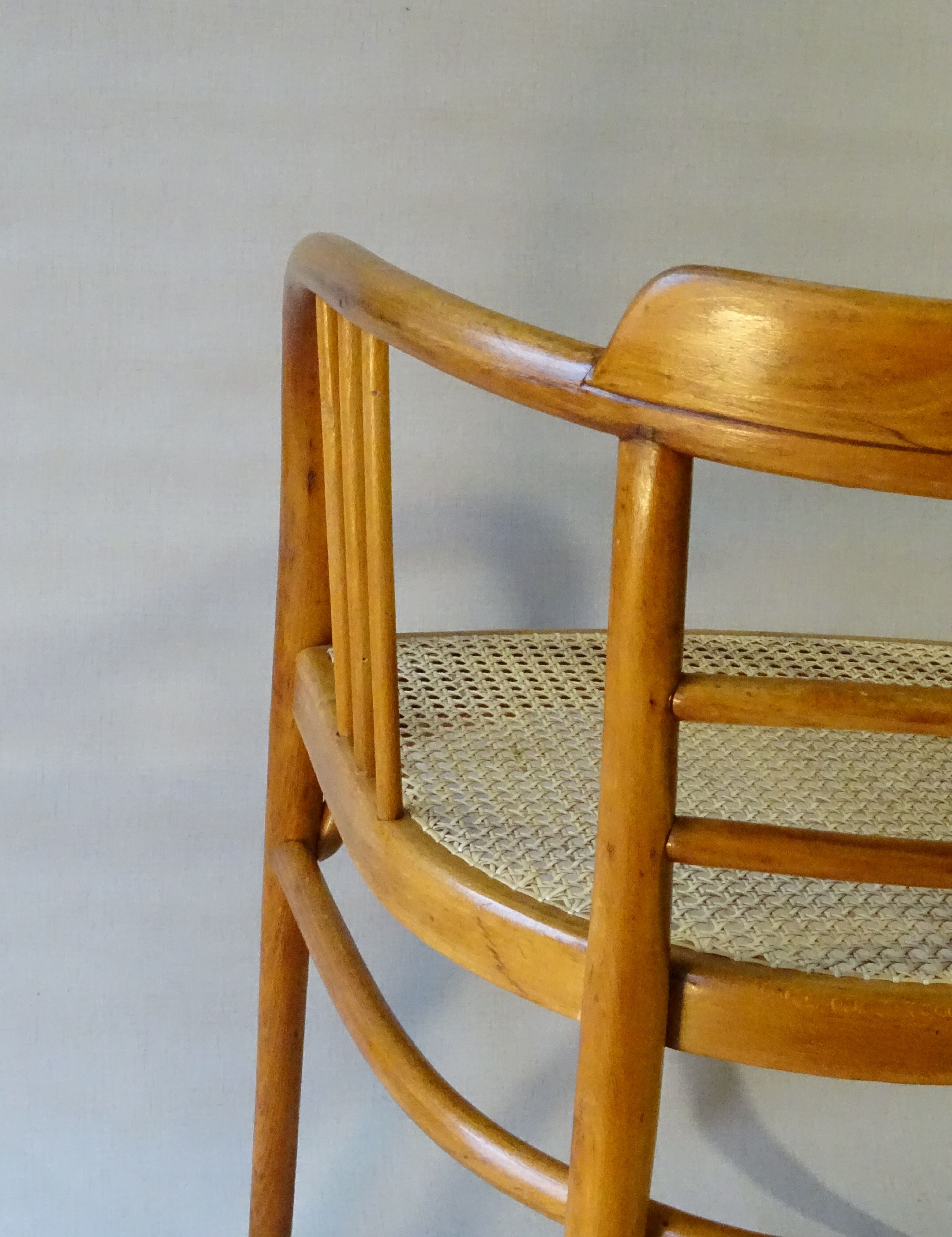 Armchair Thonet N°B93 canned to nine, design Siegel 1920