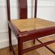 Set of 7 lacquered and caned chairs 1980 MONTINA SPA Italy