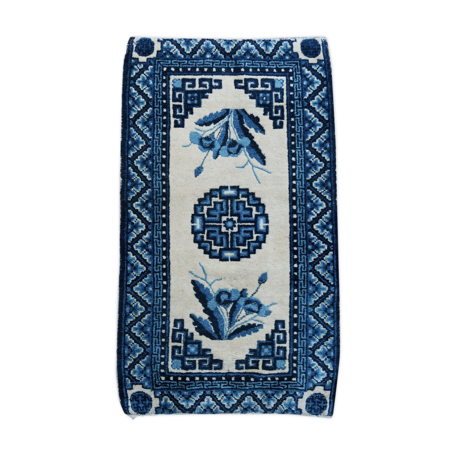 Chinese rug Pekin 1930 102 X 59 cm