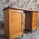Bureau d'écriture moderniste français en hêtre et acier tubulaire, années 1930
