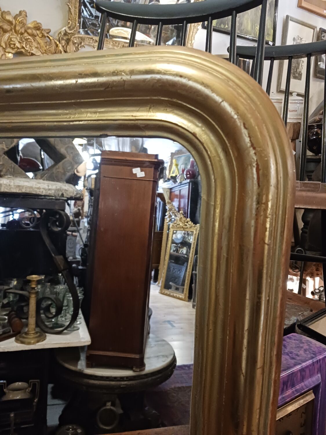 Small mirror 19 th 63 cm / 50 cm