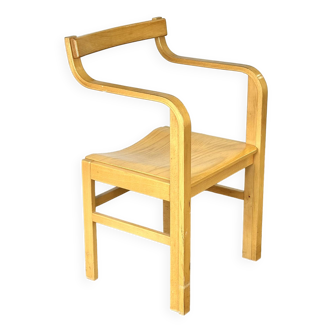 Chaise vintage en bois par Enraf Nonius