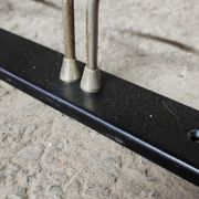 School wall coat holder with six metal legs GES