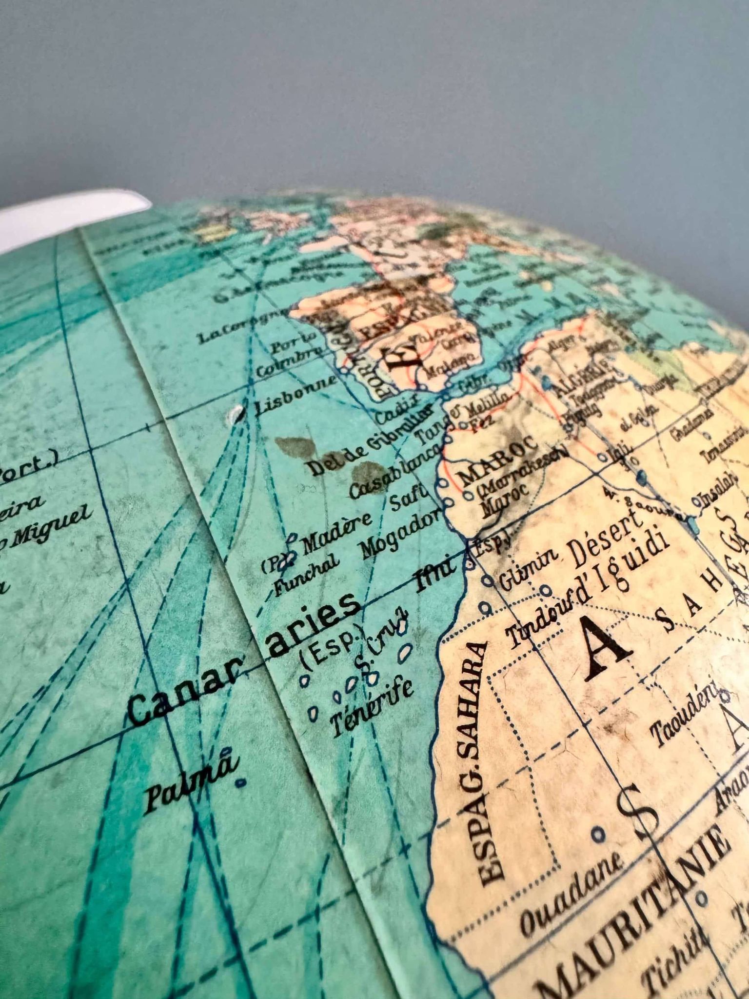 “Columbus” terrestrial globe duo, circa 1960
