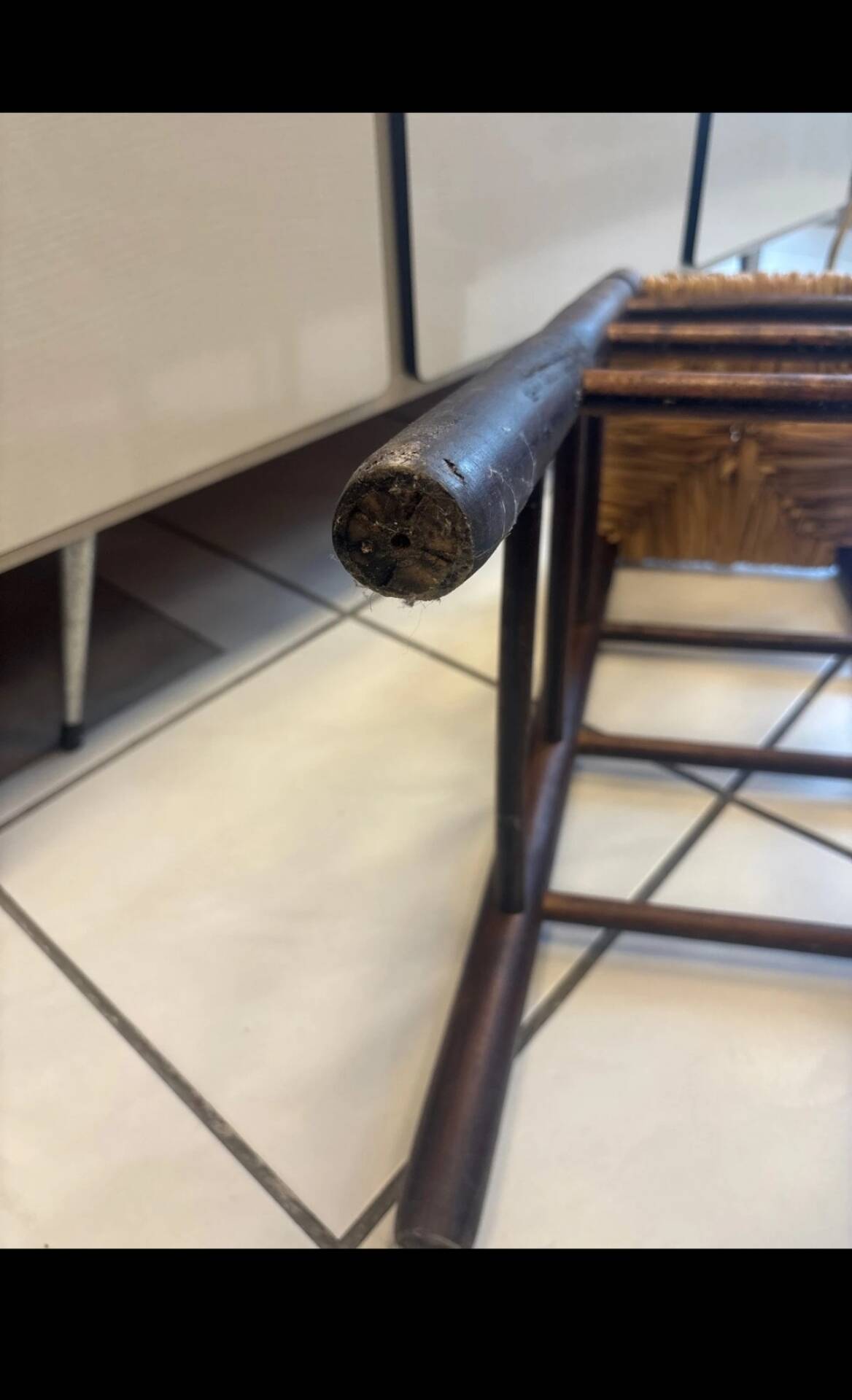 Old large stool