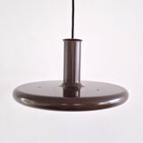 Dark brown Optima pendant lamp by Hans Due for Fog & Mørup, Denmark 1970s