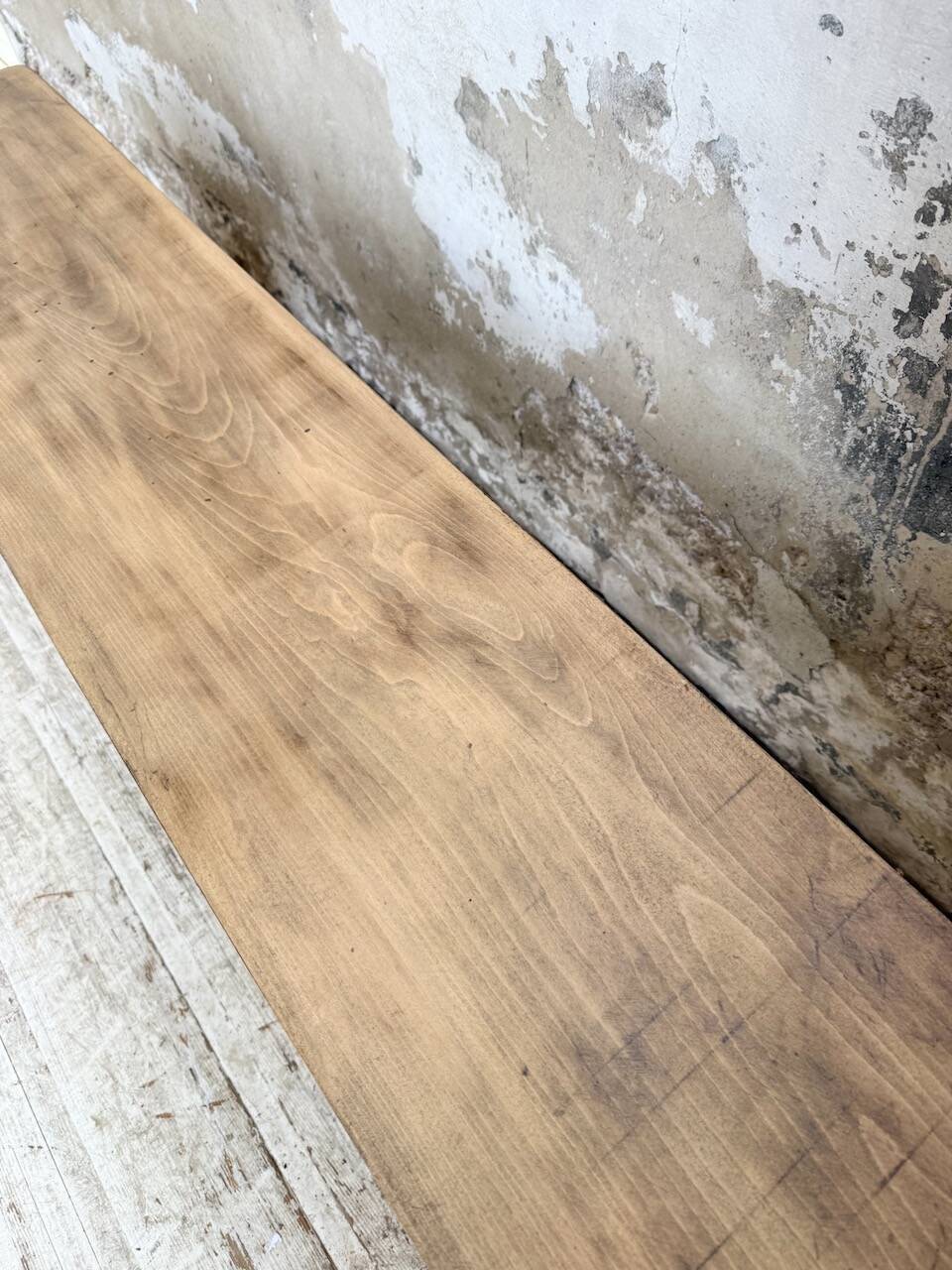 Paire de bancs de ferme en chêne